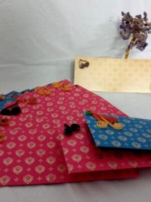 handmade envelope card with quilling work
