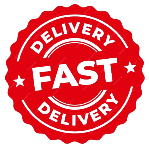 fast delivery circular red stamp frame isolated white vector illustration 567423 1130 removebg preview