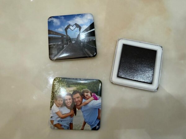 square fridge magnet 58mm size