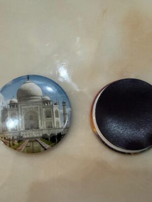 customized circle fridge magnet