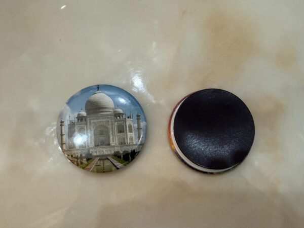 customized circle fridge magnet