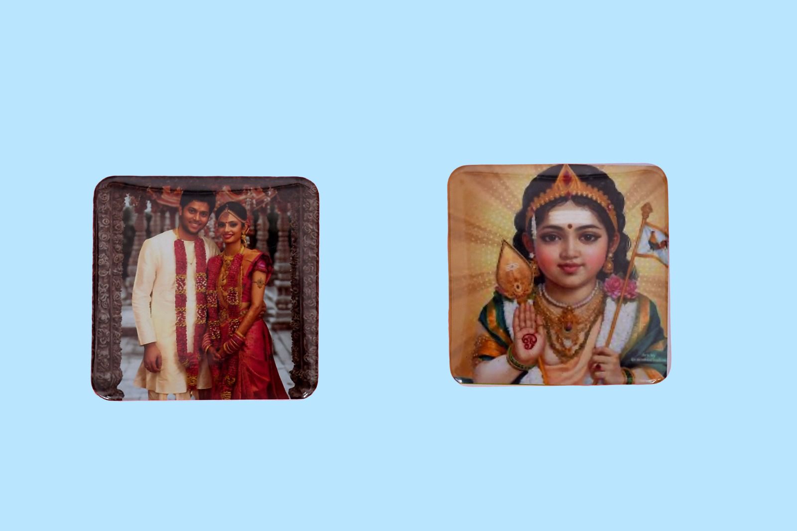 customized square fridge magnet 50 mm
