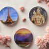 customized circle fridge magnet 58mm customized circle fridge magnet 58mm