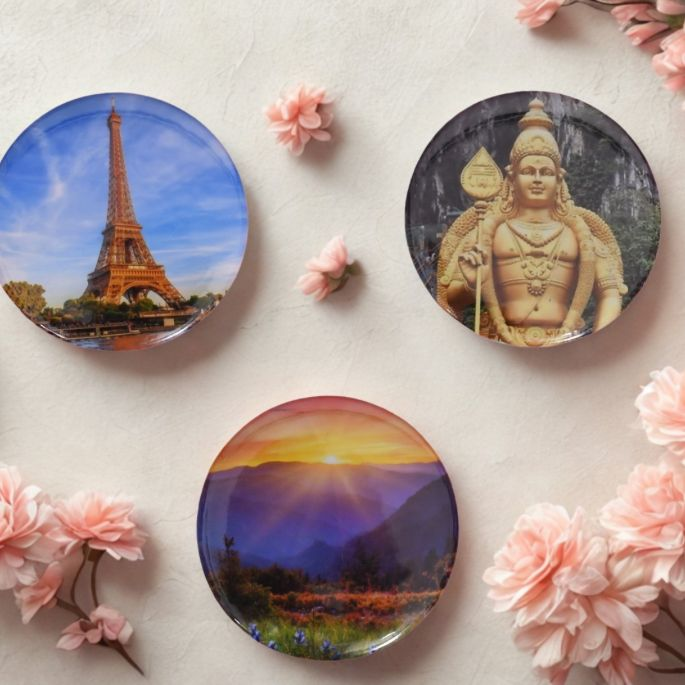 customized circle fridge magnet 58mm customized circle fridge magnet 58mm